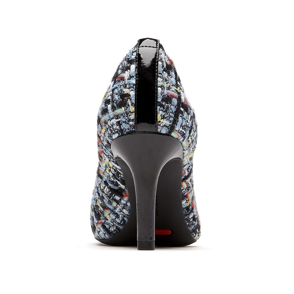 Rockport Klackar Skor Dam Blå - Total Motion 75Mm Gore - HMUWQ0647